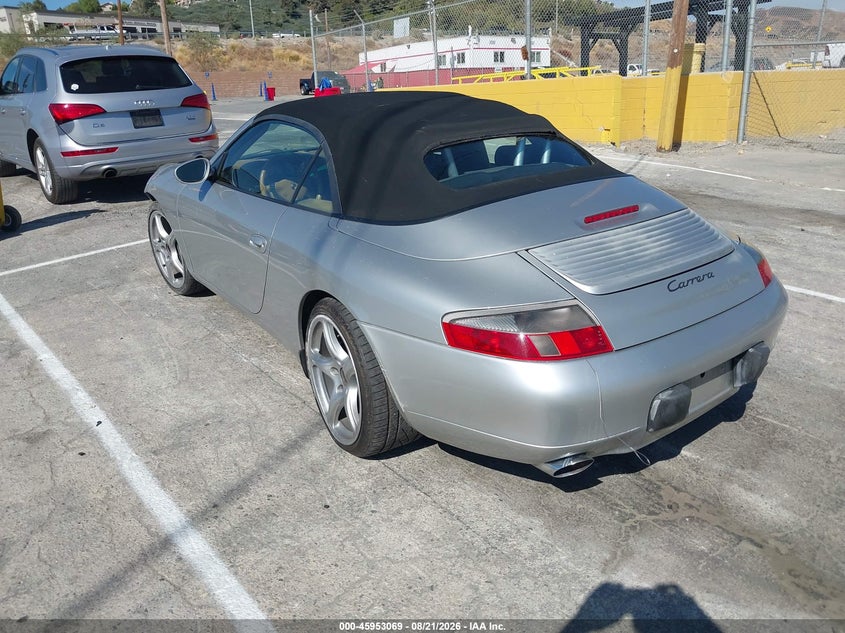 PORSCHE 911 2001 VIN WP0CA29951S651394