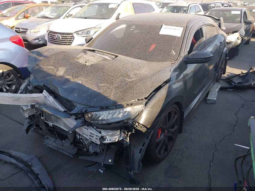 Vin: shhfk8g70mu201392, lot: 46452289, honda civic type r touring 20212