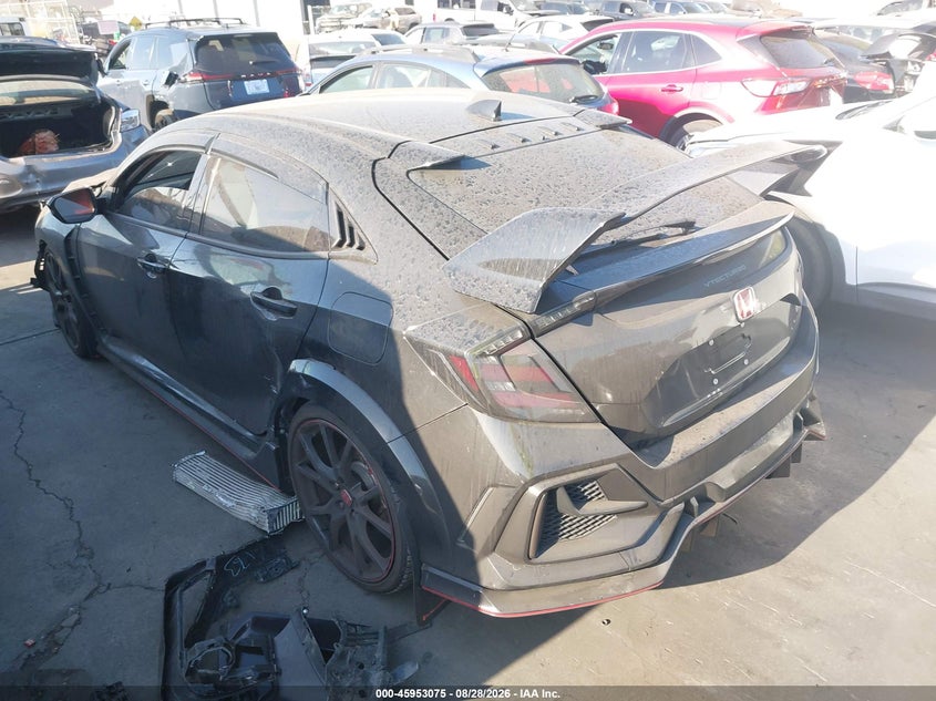 Vin: shhfk8g70mu201392, lot: 46452289, honda civic type r touring 20213