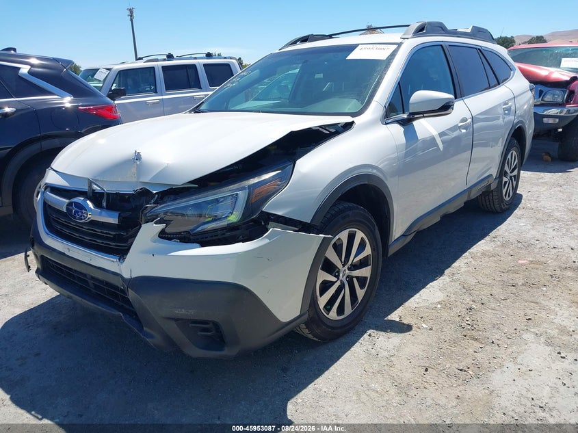 2020 Subaru Outback, Front End, IAAI, VIN 4S4BTACC3L3170279 — photo 2