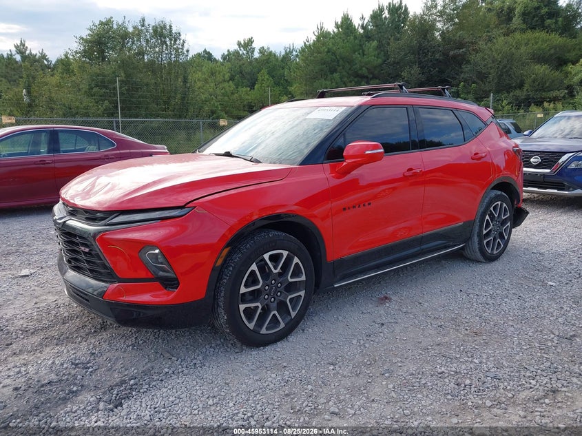 2023 Chevrolet Blazer, Rear, IAAI, VIN 3GNKBERS3PS212969 — photo 2