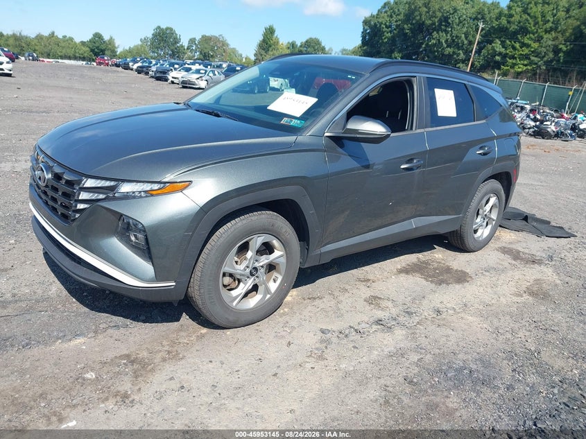 2022 Hyundai Tucson, Удар ззаду, IAAI, VIN 5NMJBCAE3NH083764 — фото 2