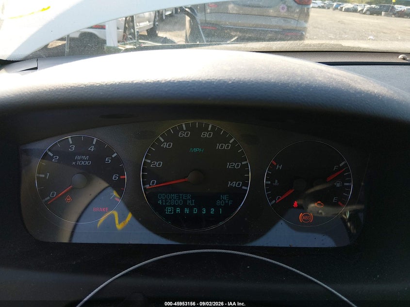 CHEVROLET IMPALA 2009 VIN 2G1WU57M991142393