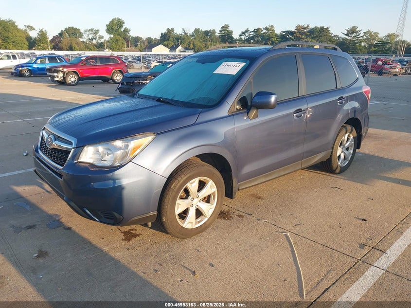2014 Subaru Forester, Rear, IAAI, VIN JF2SJAEC7EH467117 — photo 2