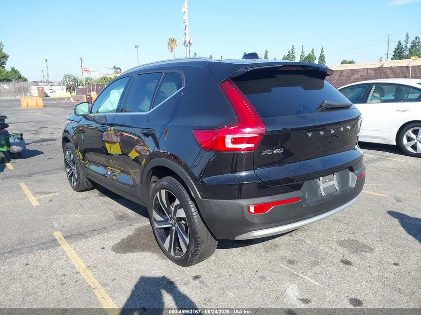 Vin: yv4l12un0p2938975, lot: 46452381, volvo xc40 b5 plus bright theme 20233