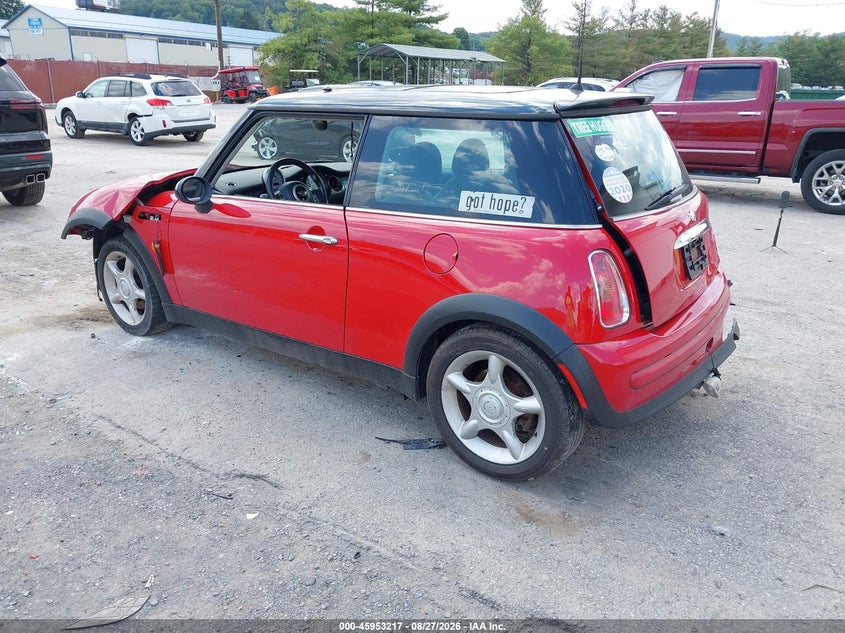 MINI COOPER 2004 VIN WMWRC33454TJ59578
