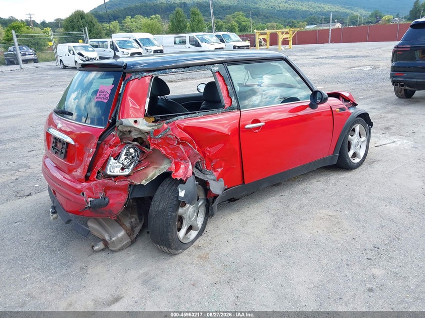 MINI COOPER 2004 VIN WMWRC33454TJ59578