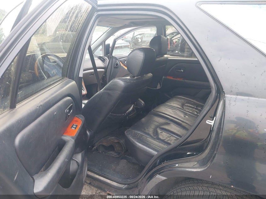 2002 LEXUS RX SPORT UTILITY VEHICLE 3.0L V-6 DOHC, VVT, 220HP