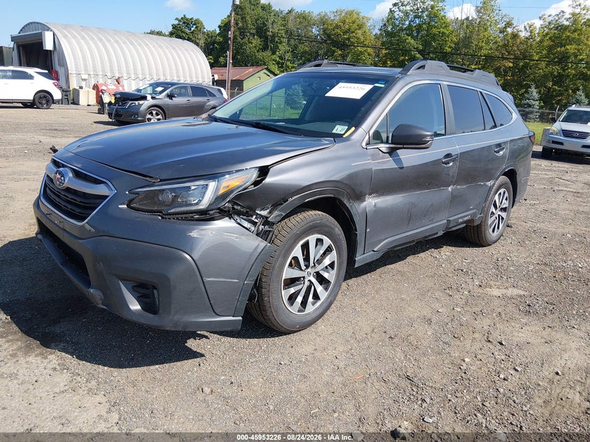2022 Subaru Outback, Front & Rear, IAAI, VIN 4S4BTAFC6N3183042 — photo 2