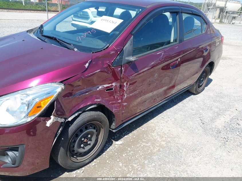 2019 MITSUBISHI MIRAGE SEDAN 1.2L I-3 DOHC, VVT, 78HP