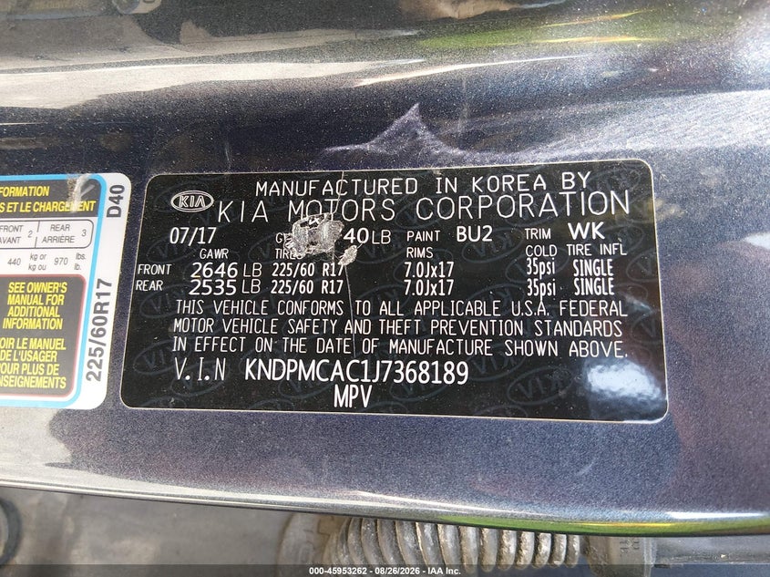 2018 KIA SPORTAGE LX · Фото 9