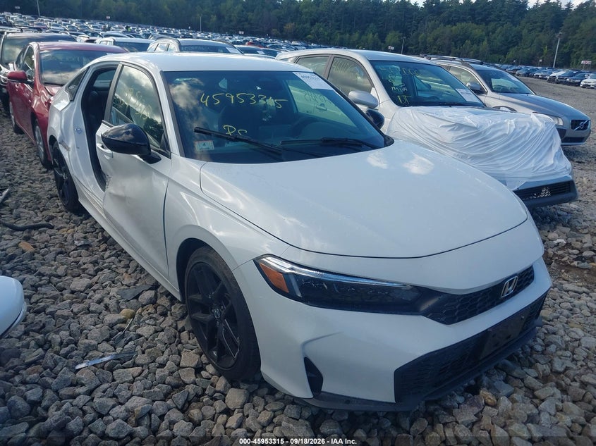 HONDA CIVIC 2025 VIN 2HGFE2F52SH572763