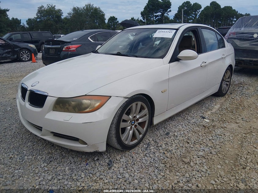 2008 BMW 3er, Обычный износ, IAAI, VIN WBAVA37588NL18160 — фото 2