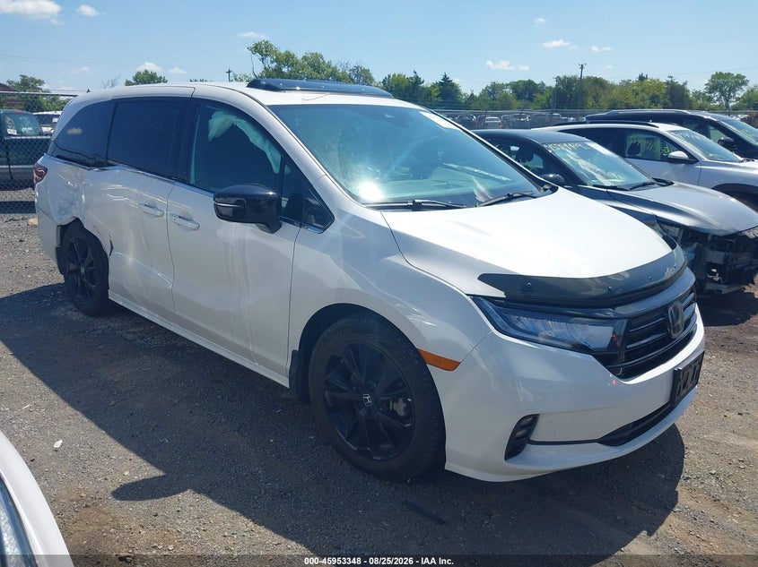 2023 Honda Odyssey Sport, Правий бік, IAAI, VIN 5FNRL6H71PB049433