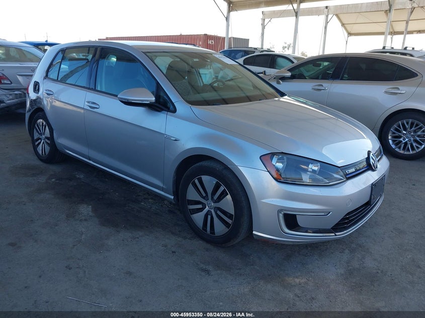 2016 Volkswagen E-Golf Se, Правый зад, IAAI, VIN WVWKP7AU1GW913744