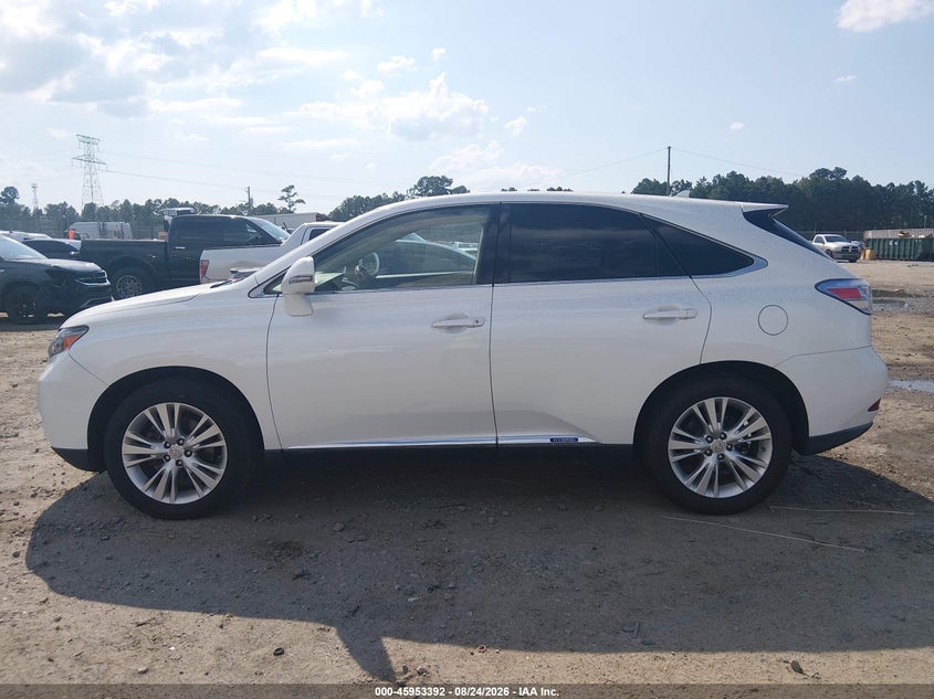 LEXUS RX 450H 2010 VIN JTJZB1BA4A2000812
