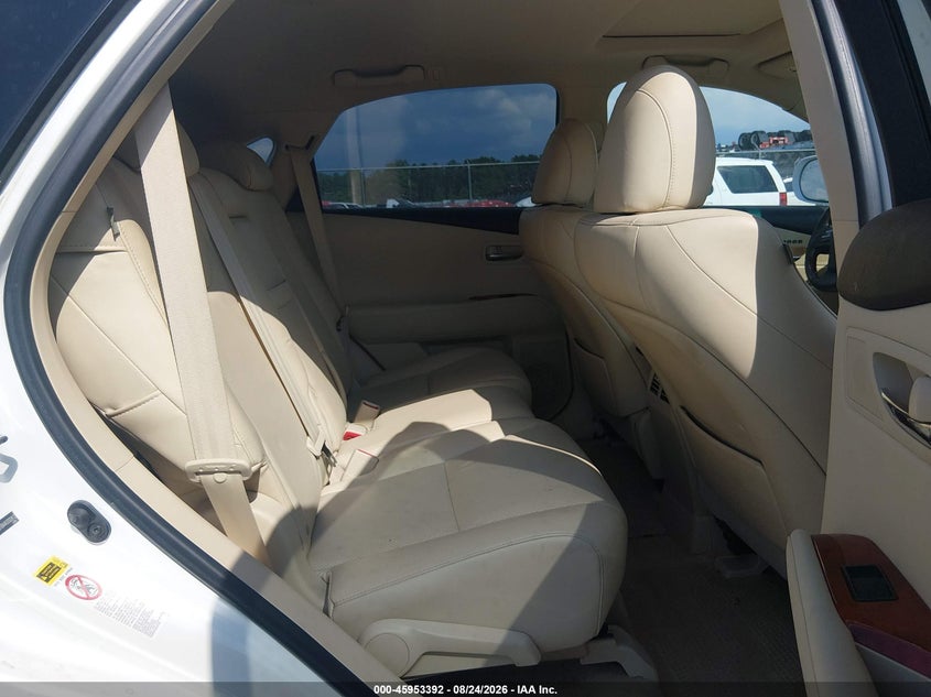 LEXUS RX 450H 2010 VIN JTJZB1BA4A2000812