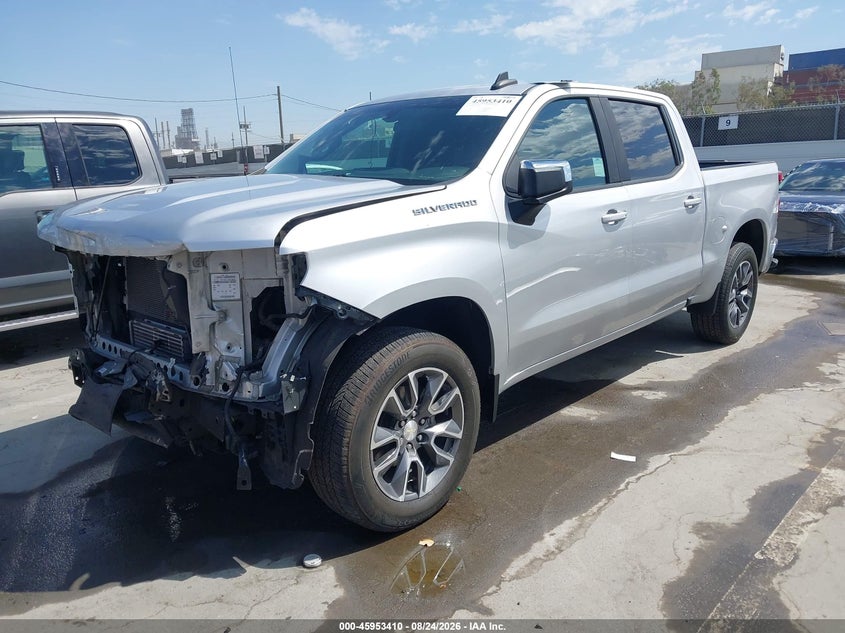 2019 Chevrolet Silverado, Удар спереду, IAAI, VIN 3GCPWCEK2KG215029 — фото 2
