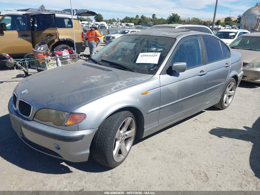 2004 BMW 3ER SEDAN 2.5L I-6 DOHC, VVT, PREMIUM , 184HP