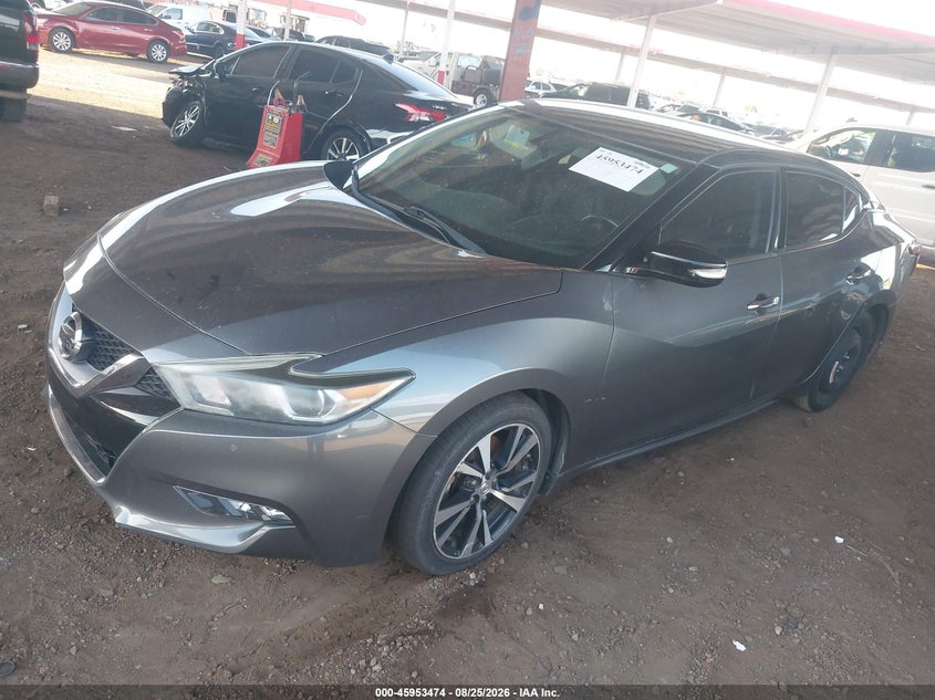 2017 Nissan Maxima, Неизвестно, IAAI, VIN 1N4AA6AP3HC457322 — фото 2