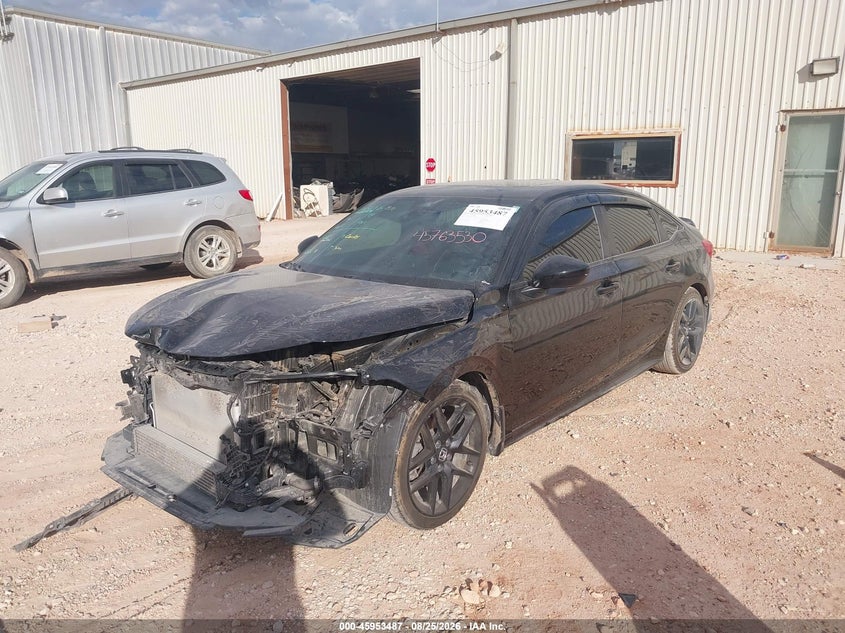 2022 Honda Civic, Front End, IAAI, VIN 2HGFE1E51NH476977 — photo 2