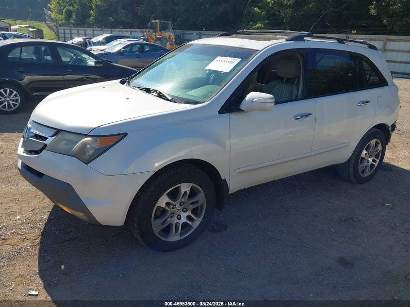 2008 Acura MDX, Удар ззаду, IAAI, VIN 2HNYD282X8H512701 — фото 2