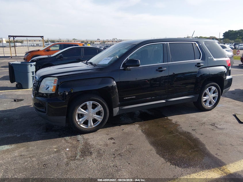 2017 GMC Terrain, Правый бок, IAAI, VIN 2GKALMEK8H6133917 — фото 2