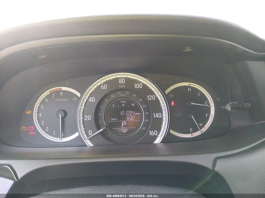 2016 HONDA ACCORD auction photo 7