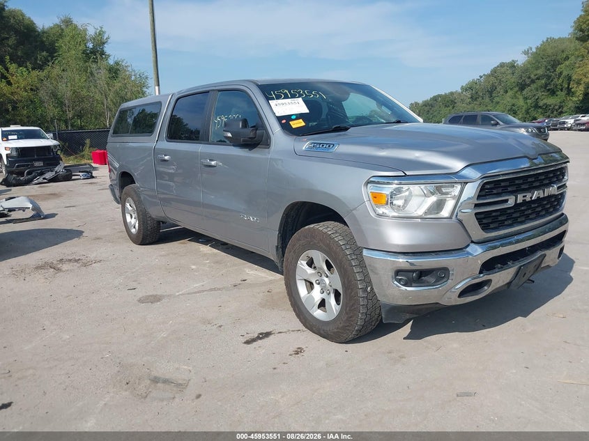 Vin: 1c6srfmt7nn426078, lot: 46452765, ram 1500 big horn  4x4 6'4 box 2022 img_1