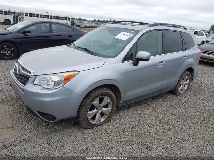 2014 Subaru Forester, Обычный износ, IAAI, VIN JF2SJAHC6EH543180 — фото 2