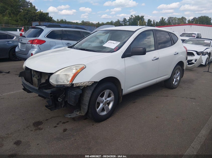 2010 Nissan Rogue, Удар спереду, IAAI, VIN JN8AS5MT7AW013542 — фото 2