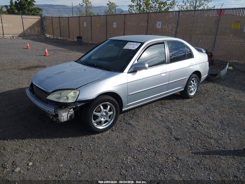 2002 HONDA CIVIC SEDAN 1.7L I-4 REGULAR , 115HP