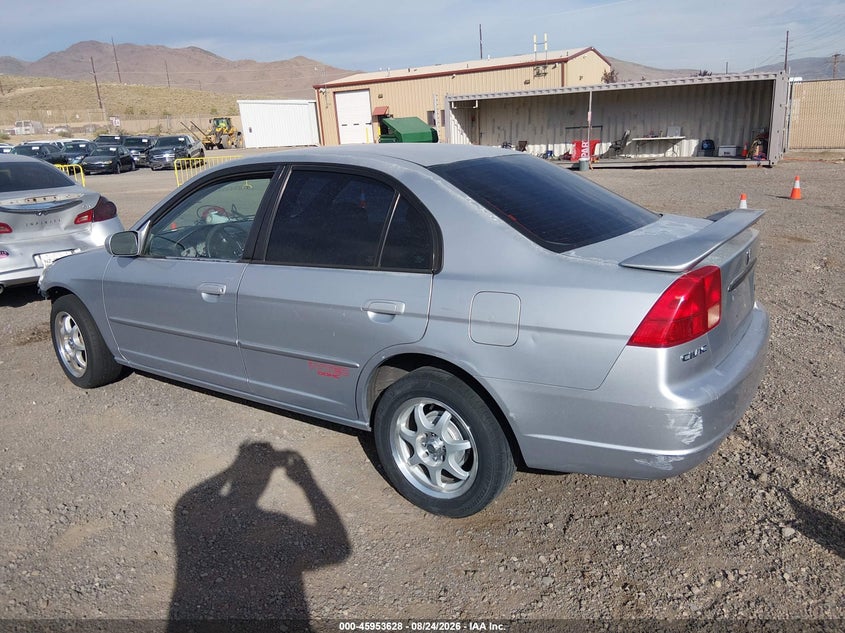 2002 HONDA CIVIC SEDAN 1.7L I-4 REGULAR , 115HP