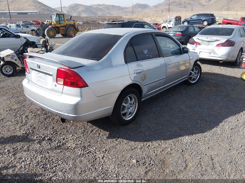 2002 HONDA CIVIC SEDAN 1.7L I-4 REGULAR , 115HP