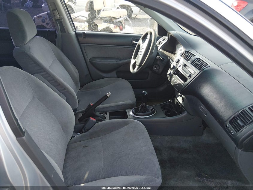 2002 HONDA CIVIC SEDAN 1.7L I-4 REGULAR , 115HP