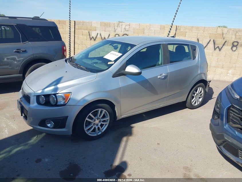 2014 Chevrolet Sonic, Удар сзади, IAAI, VIN 1G1JC6SHXE4139093 — фото 2