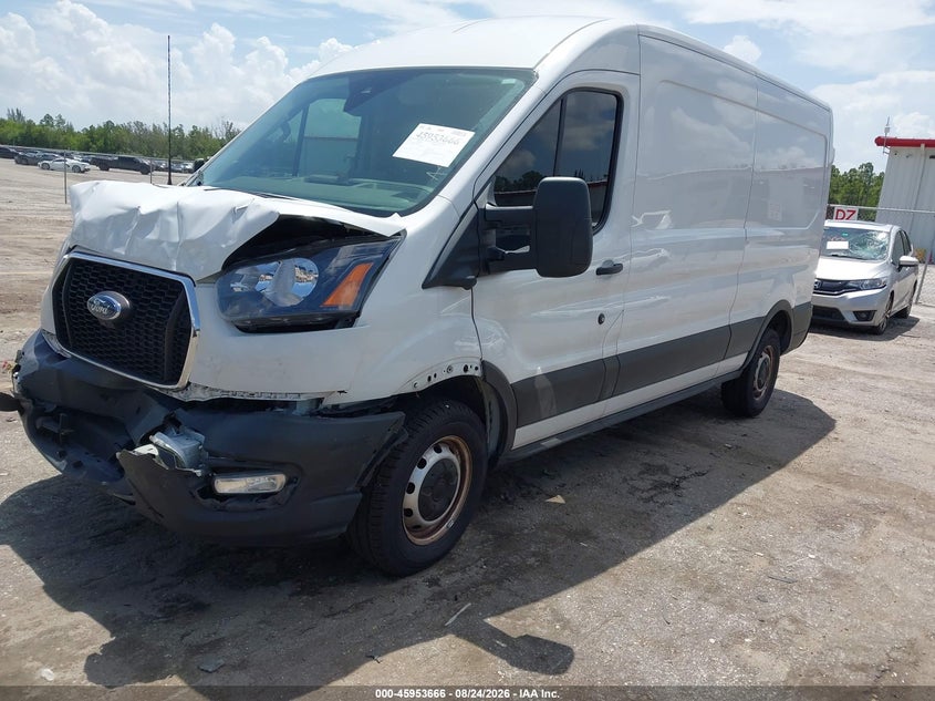 2023 Ford Transit, Front End, IAAI, VIN 1FTBR1C84PKA43230 — photo 2