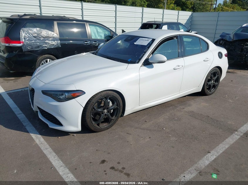 Vin: zarfaman7n7659934, lot: 46452900, alfa romeo giulia sprint rwd 20222