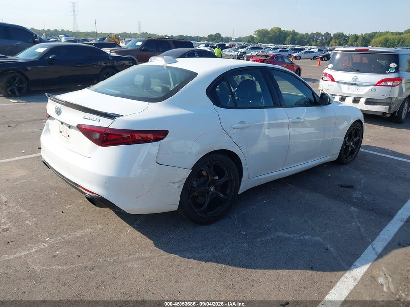 Vin: zarfaman7n7659934, lot: 46452900, alfa romeo giulia sprint rwd 20224