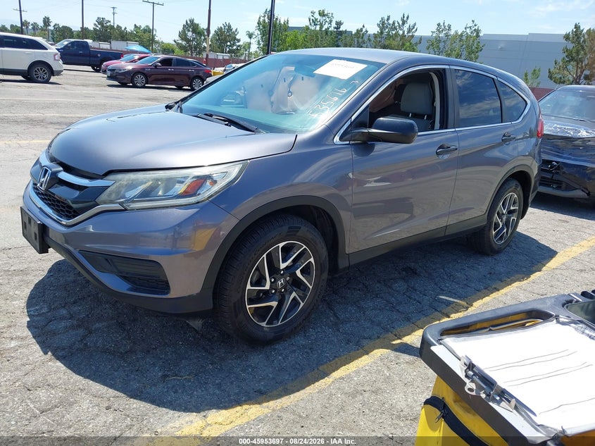 2016 Honda CR-V, Right Side, IAAI, VIN 2HKRM3H43GH535616 — photo 2