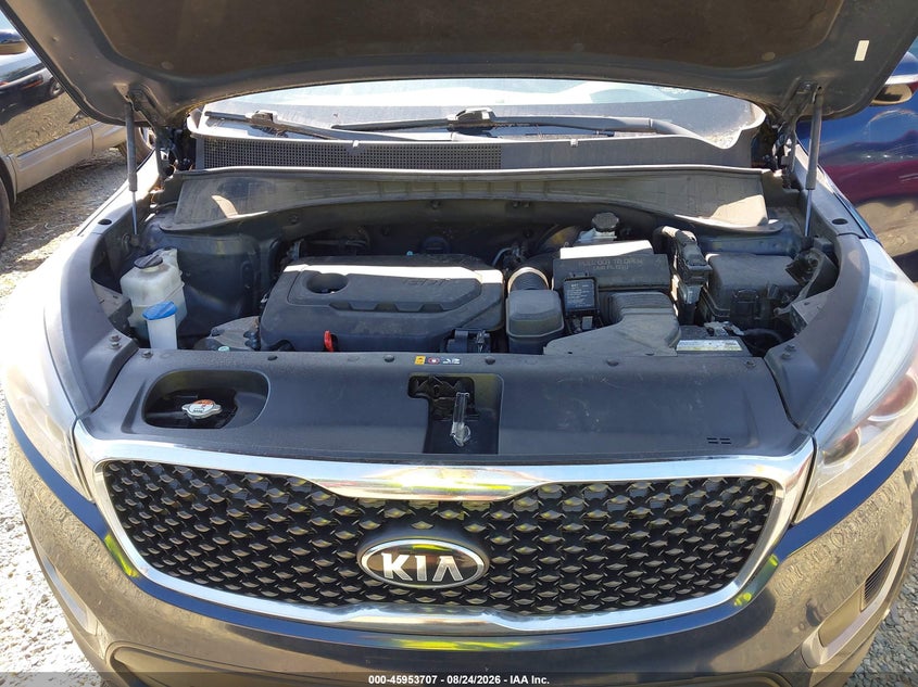 2017 KIA SORENTO SPORT UTILITY VEHICLE 2.4L I-4 DI, DOHC, VVT, 185HP