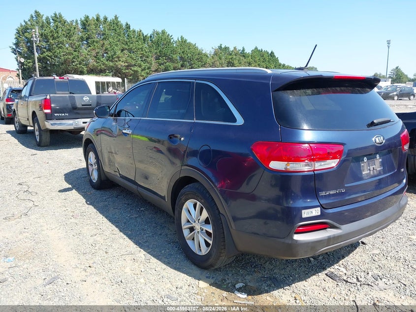 2017 KIA SORENTO SPORT UTILITY VEHICLE 2.4L I-4 DI, DOHC, VVT, 185HP