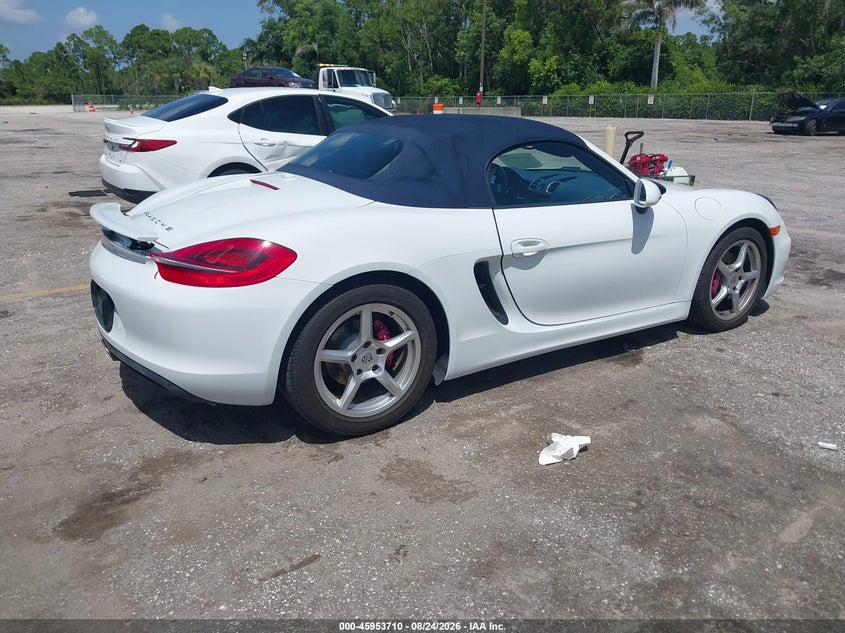 Vin: wp0ca2a84ds113471, lot: 46452924, porsche boxster 20134