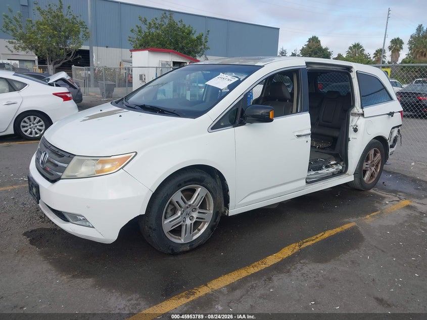 Vin: 5fnrl5h96bb072985, lot: 46453003, honda odyssey touring/touring elite 20112