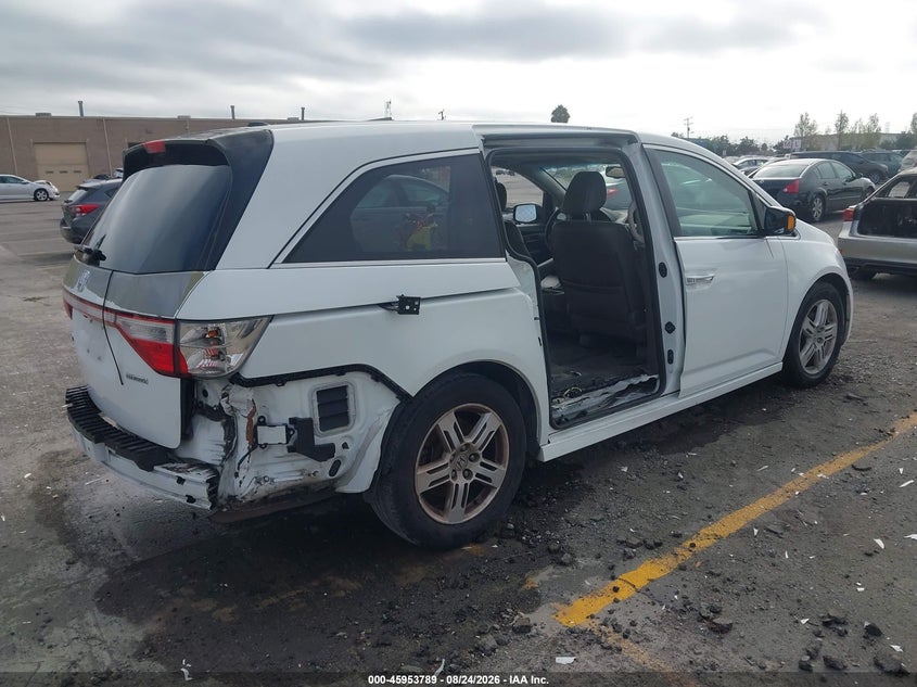 Vin: 5fnrl5h96bb072985, lot: 46453003, honda odyssey touring/touring elite 20114