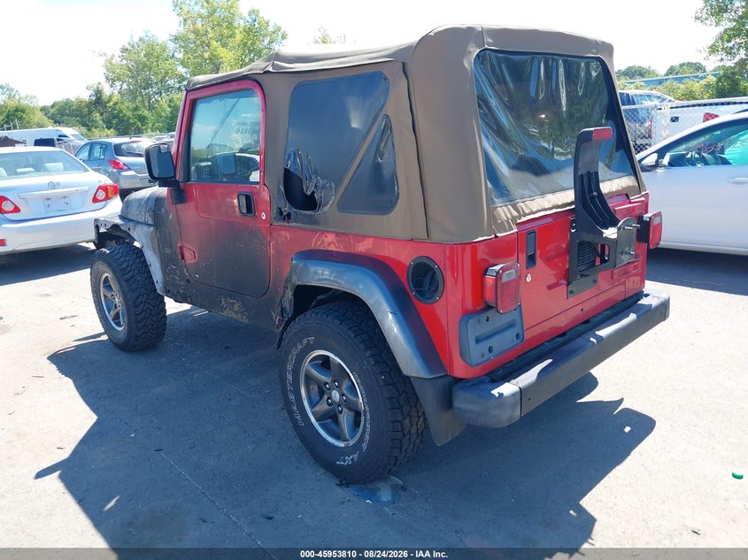 2004 JEEP WRANGLER auction photo 3