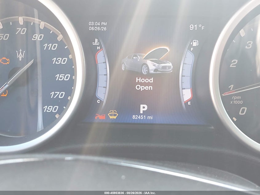 MASERATI GHIBLI 2014 VIN ZAM57RTA6E1096451