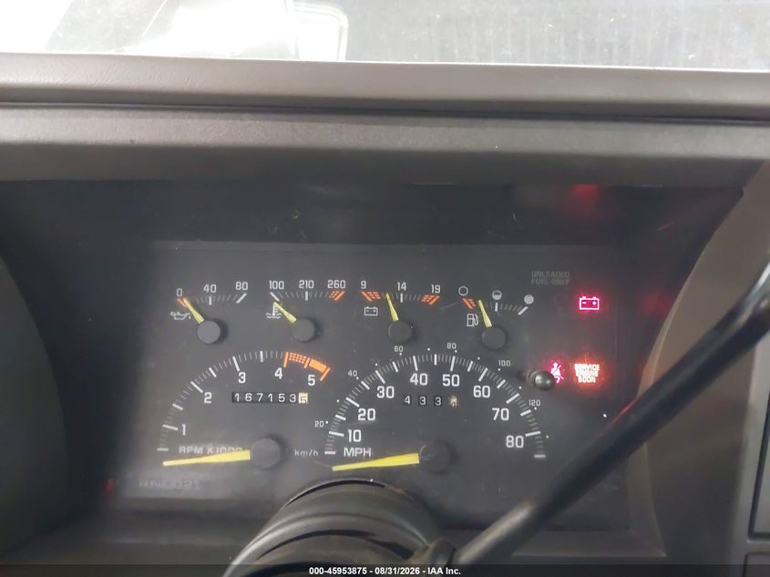CHEVROLET GMT-400 1993 VIN 1GCGK24K6PE237380
