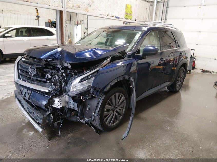 2023 Nissan Pathfinder, Front End, IAAI, VIN 5N1DR3CD0PC222176 — photo 2