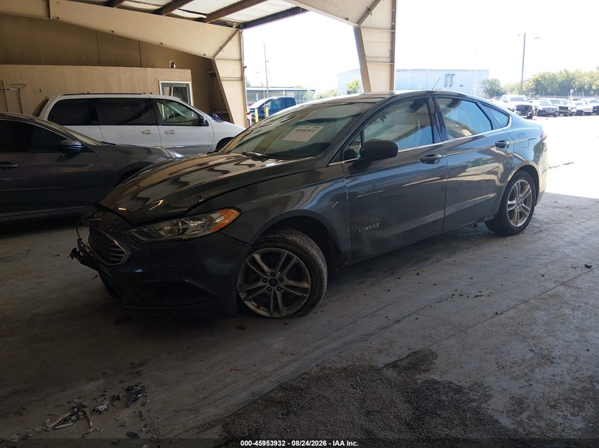 2018 Ford Fusion, Right Front, IAAI, VIN 3FA6P0UU5JR122590 — photo 2